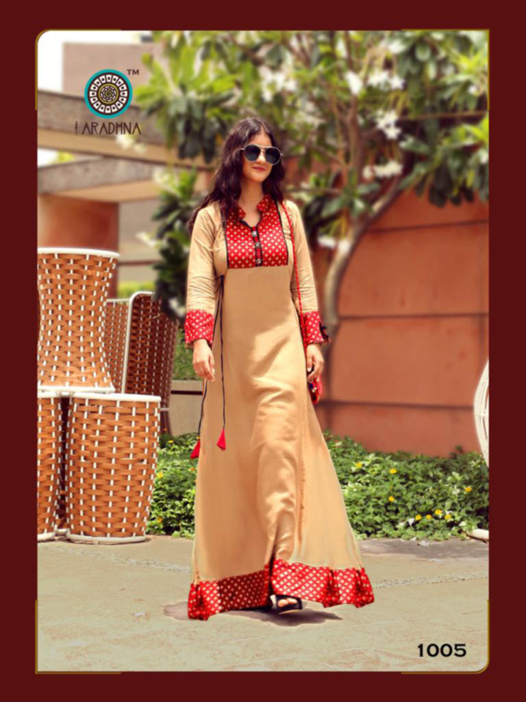Aradhna Western Girl Kurti Set Supplier Aradhna Western Girl Kurti Set Supplier